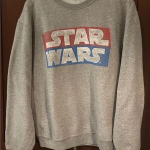 Star Wars Big Gray Sweatshirt with Excellent Logo